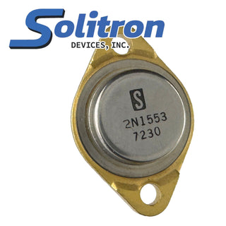 G28479E ~ Solitron 2N1553 TO-3 Germanium PNP Power Transistor 20V 15Amp