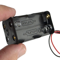 G28482 ~ Battery Holder for 4 "AA" Batteries with Color Coded Leads