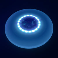 Special Holiday Sale! G28521 ~ Fortikpo Glow in the Dark Flying Disk Rechargeable 7 Mode, 20 Colorful LEDs