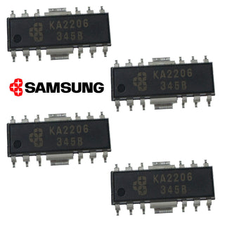 G28537 ~ (Pkg 4) SAMSUNG KA2206 2.3Watt Stereo Amplifier IC