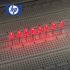 G28582 ~ (Pkg 10) Hewlett Packard QLMP-1817 Bright Red "Dot" LED