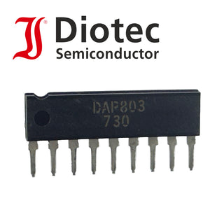 G28629E + (Pkg 5) Diotec Semiconductor DAP803 Small Signal Diode Array 8 Diodes in a 9 Pin SIP