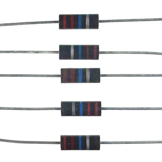 Fresh Finds! G28630 ~ (Pkg 5) High Quality 22 Megohm 1Watt 10% Carbon Composition Power Resistor