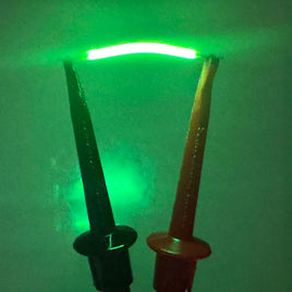 G28642 ~ Flexible Silicon COB 2.5VDC String Light 40mm long and Bright Green