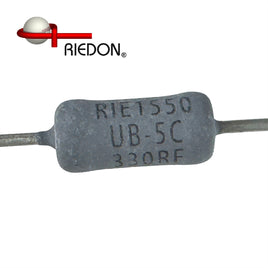 G28676 ~ Riedon Products / Bourns UB5C-330RF1 330 Ohm 1% 5Watt Power Wirewound Resistor