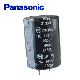 G28679 ~ Panasonic 220uF 400VDC 105°C "Snap In" Radial Electrolytic Capacitor