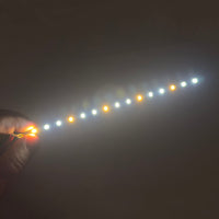 G28684 ~ 15 LED Light Strip Bright Warm and Cool White LEDs