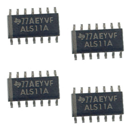 G28690 ~ (Pkg 4) Texas Instruments SN74ALS11AD Triple 3-Input AND Gate SMD SOIC-14