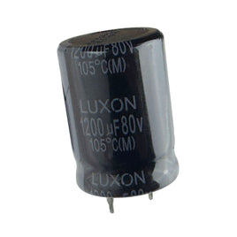 G28694 ~ Luxon 1200uF 80V 105ºC Radial Electrolytic "Snap In" Capacitor