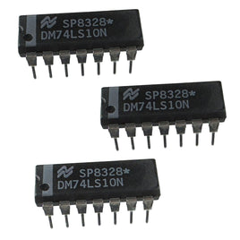 G28698 ~ (Pkg 3) National Semiconductor DM74LS10N Triple 3-input NAND Gate