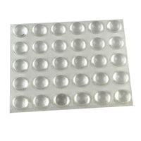 G28701 ~ (Sheet of 30) Bumper Specialties Inc Unique High Quality Clear Self Stick On Protective Bumpers Type BS-22