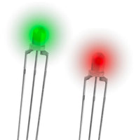 SOLD OUT! - G28711 ~ (Pkg 25) Liteon LTL-1BEW Bicolor Red/Green 3mm T1 LED