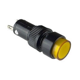 G28715 ~ High Quality Panel Mount 12VDC Yellow Lens Indicator NN10C0R