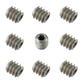 G28725 ~ (Pkg 10) 4-40 x 1/8" Cup Point Set Screw for Knobs