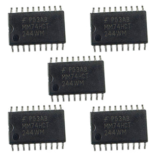 Fresh Finds! G28726 ~ (Pkg 5) Fairchild MM74HCT244WM Non-Inverting 2 Element 4-Bit Buffer SOIC-20