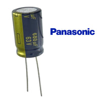 G28747 ~ (Pkg 4) Panasonic / Matsushita 680uF 63V 105°C Radial Capacitor