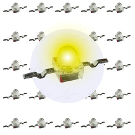 G28799 ~ (Pkg 25) Agilent Technologies / Broadcom HLMT-QL00 Clear Lens Yellow LED