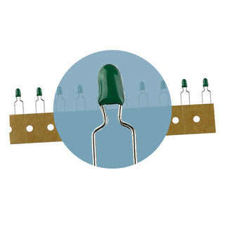 G28806E ~ (Pkg 10) Small 4.7uF 10V Dip Tantalum Capacitor