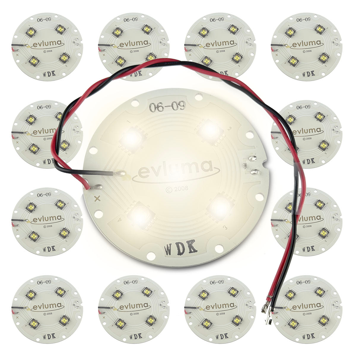 G28813B ^' (Pkg 14) EVLuma 48 to 52VDC @ 350mA LED Module Disk 18Watt