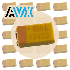 Bewitching Bargain! G28832 ~ (Pkg 20) AVX Compact 10uF 10V 20% SMD Tantalum Capacitor TAJA106M010RNJ