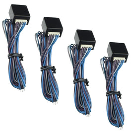 G28878 ~ (Pkg 4) Small PC Board with (4) IN4002 Diodes and Long Leads