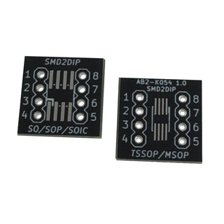 G28884 ` (Pkg 2) Black FR-4 Glass Epoxy Adapter Board for SOIC-8 SMD IC or TSSOP
