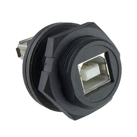 G28892 ~ ODS Electronics Panel Mount USB Adapter USB A Female to B Female