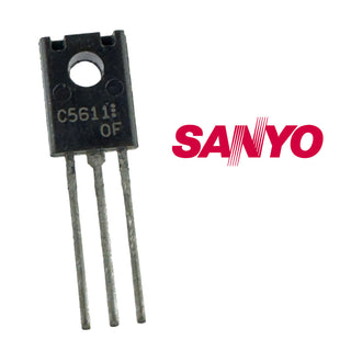 G28906E ~ (Pkg 4) Sanyo 2SC5611 NPN 60Watt 5Amp TO126 High Speed Switching Transistor