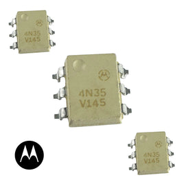 G28958 ` (Pkg 3) Motorola 4N35S SMD PD1P6 4170Vrms 1 Channel Optocoupler