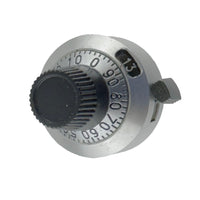 SOLD OUT! G28970 ~ Counting Knob (used) 15 Turns for 1/4" Shaft Multiturn Potentiometer
