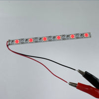 G28992 ~ Blinding Red 6 LED Light Bar 9V to 12VDC