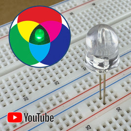 Sold Out!! G29001 ~ Giant 10mm Rainbow Flashing LED