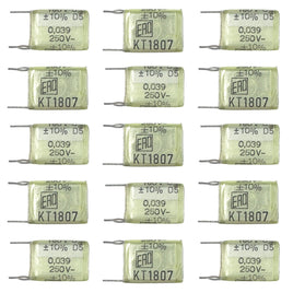 G29005 ~ (Pkg 20) ERO (Roederstein) KT1807 Series 0.039uF 250V 10% Mylar Film Capacitor