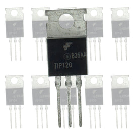 G29027 ~ (Pkg 10) Fairchild TIP120 60V 5Amp Darlington Power NPN Transistor