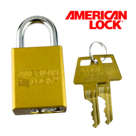 G29055 ~ American Lock A1105YLW Yellow Anodized Aluminum Safety Padlock