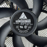 G29083 ~ Delta AFB0912VH 92mm 12VDC 0.60A High-Speed Brushless Fan with Heatsink
