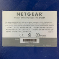 SOLD OUT! - G29089 ~ Netgear JFS524 24-Port 10/100 Mbps ProSafe Ethernet Switch
