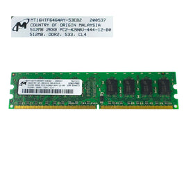 G29091 - Micron MT16HTF6464AY-53EB2 512MB DDR2-533MHz Desktop Memory