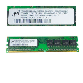 G29093 ~ Micron MT8HTF6464AY-53EB8 512MB PC2-4200U DDR2 533MHz Desktop RAM
