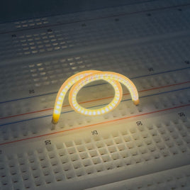 G29114 ~ 90mm Long Flexible Silicon COB 3VDC String Light, Warm White