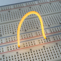 G29114 ~ 90mm Long Flexible Silicon COB 3VDC String Light, Warm White