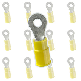 G29123 ~ (Pkg 12) RC8/E Yellow Ring Terminal