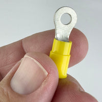 G29123 ~ (Pkg 12) RC8/E Yellow Ring Terminal