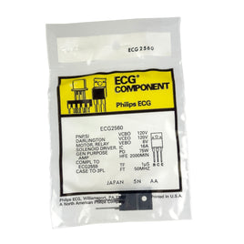 G29125 ~ Philips ECG2560 PNP Darlington Transistor 120V 16A TO-3PL