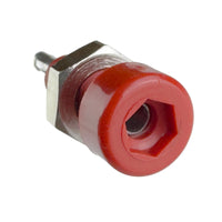 G29128 ~ Red Insulated Panel Mount Tip Jack 