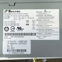 SOLD OUT! - G29135 ~ Bestec ATX-250-12Z Non PFC 250W ATX Power Supply (HP 410507-003 / 410719-001)