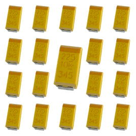 G29162 ~ (Pkg 20) Tiny 2.2µF 10V SMD Solid Tantalum Capacitor 
