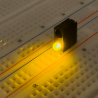 G29164 ~ (Pkg 50) Dialight 553-0203 3mm LED Yellow Board Indicator 
