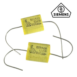 G29167 ~ (Pkg 2) Siemens Compact Axial 0.2µF 250V Polyester Capacitor 
