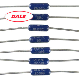 G29172E ` (Pkg 10) Dale Precision RLR07C2001GS 2000 Ohm 2% Tolerance 1/4W Resistor